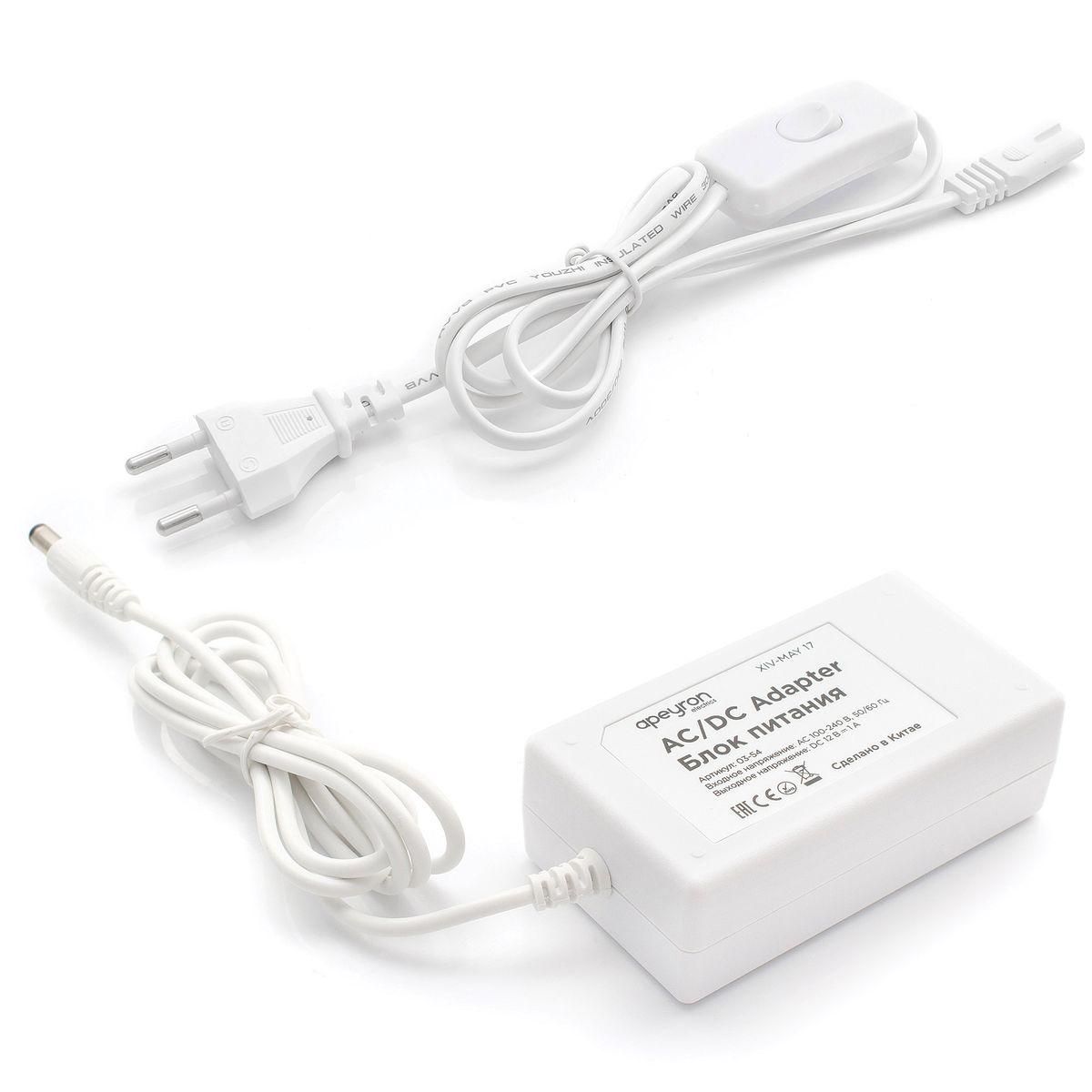 Комплект светодиодной ленты smd3528 60д/м 12В 6500K IP20 2,5м Apeyron - Фото 18