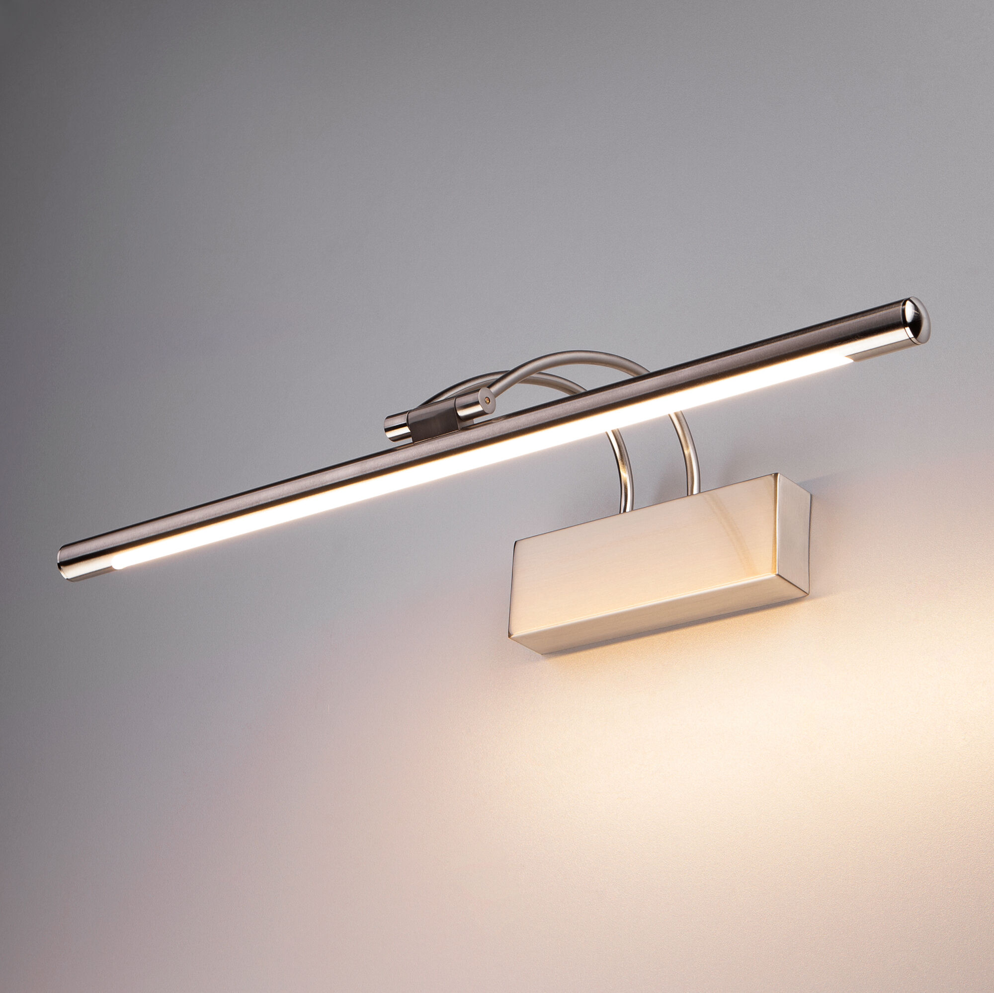 Светильник настенный светодиодный Simple LED никель 3000К MRL LED 10W 1011 IP20 никель Elektrostanda