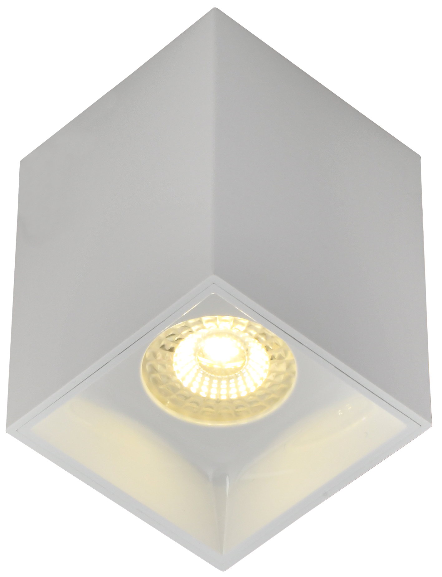 LIGHTING Светильник 4112 накладной потолочный под лампу GU10 белый пластик IEK - Фото 5
