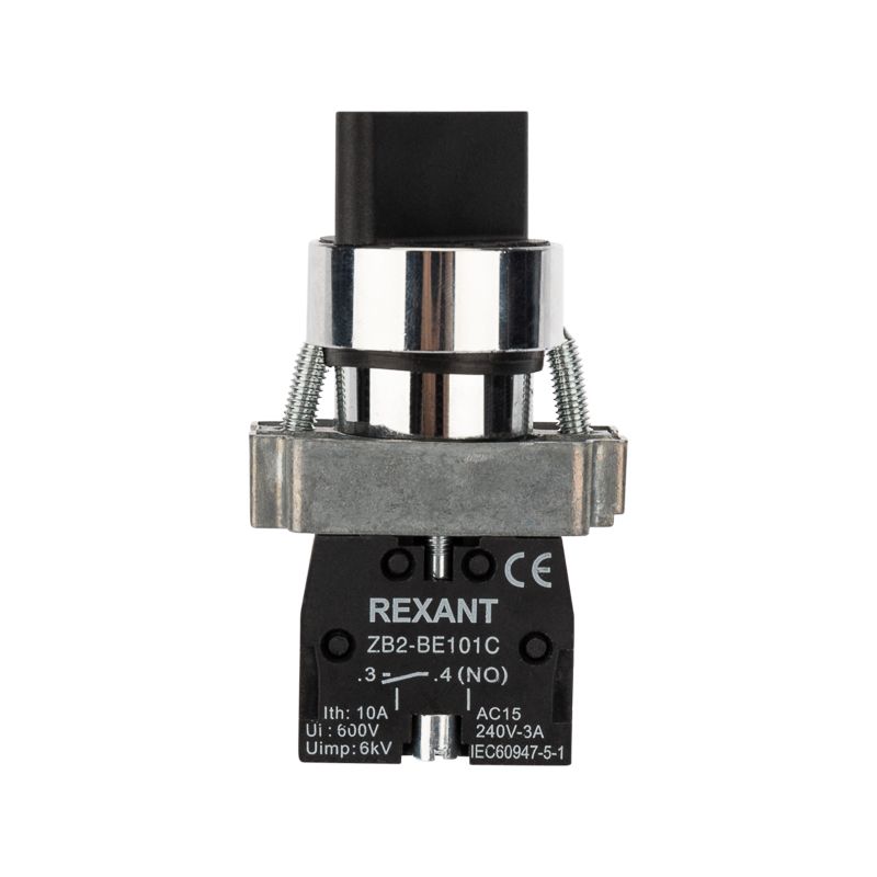 Переключатель BD21 2P короткая ручка NO - Фото 3