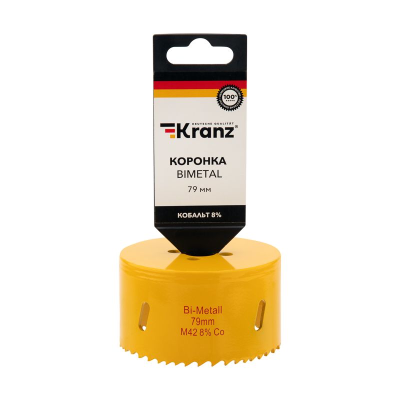 Коронка Bimetal 79мм KRANZ - Фото 3