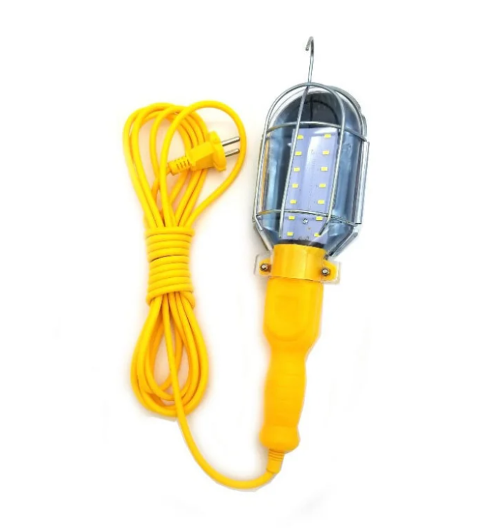 Светильник СПС-01 переносной гаражный 24LED, 12Вт, 220В, ПВС 2х0,75, 5м DEKRON