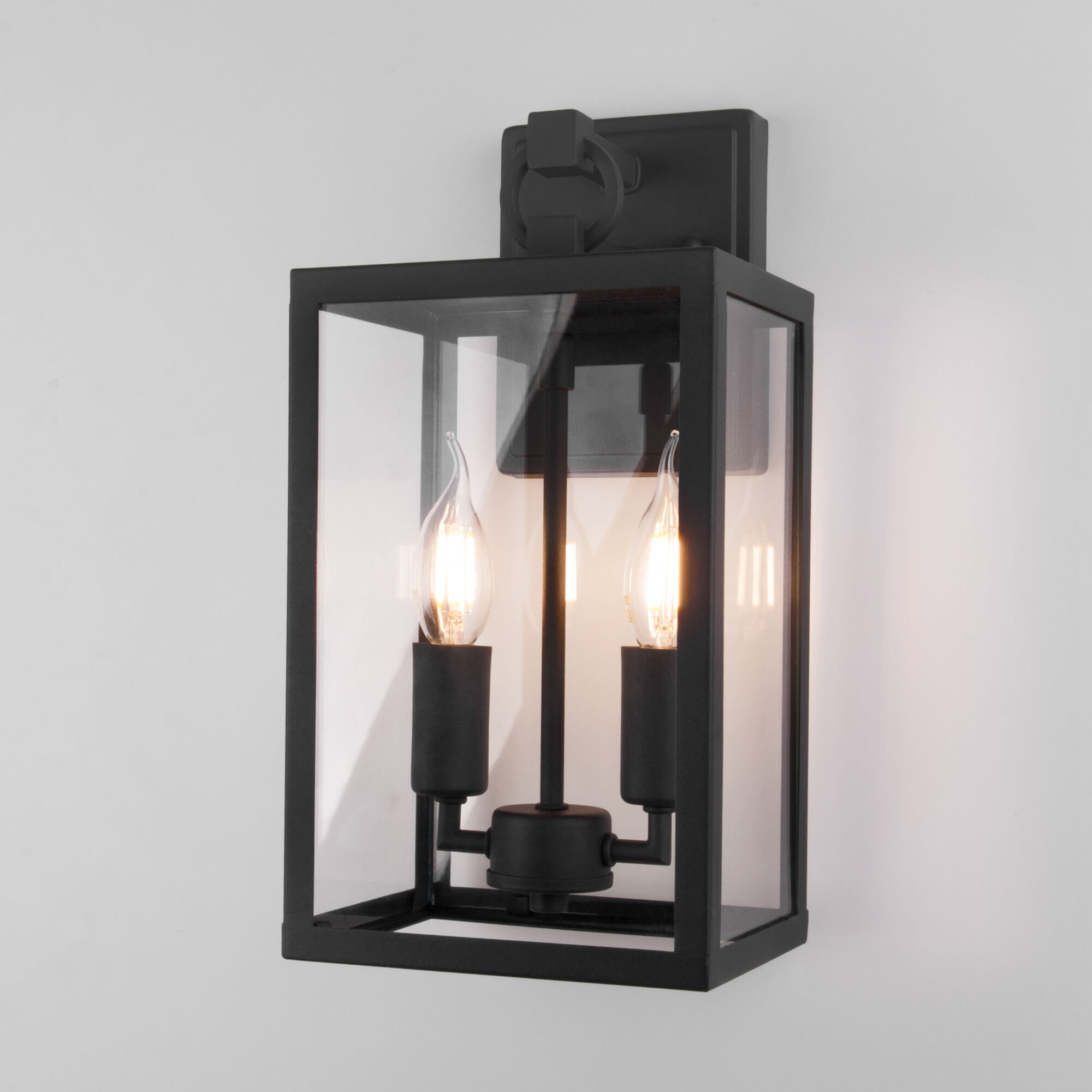 Светильник уличный настенный Candle D 35150/D черный Elektrostandard