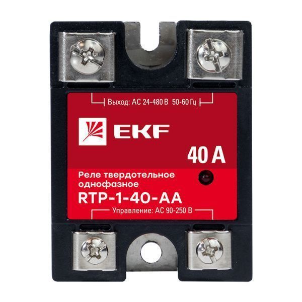 Реле твердотельное однофазное RTP-40-AA EKF - Фото 3