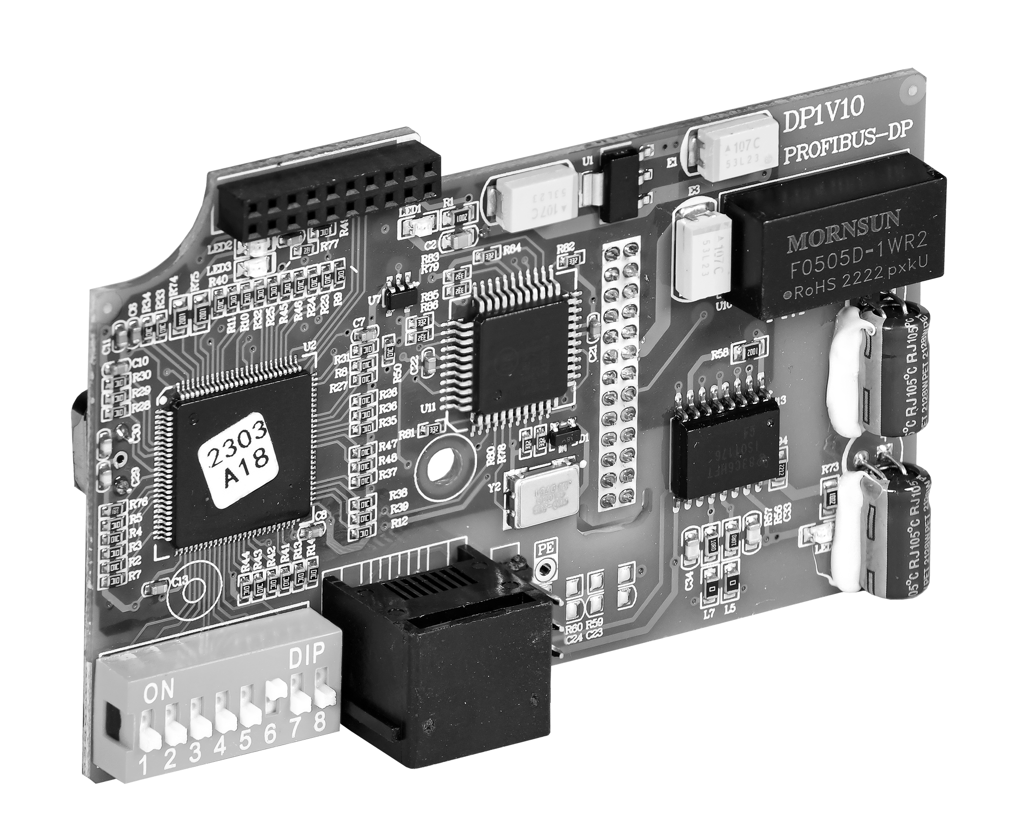 Плата расширения вход/выход 4DI 1AI 2DI независимые MODBUS-RTU для К740 ONI