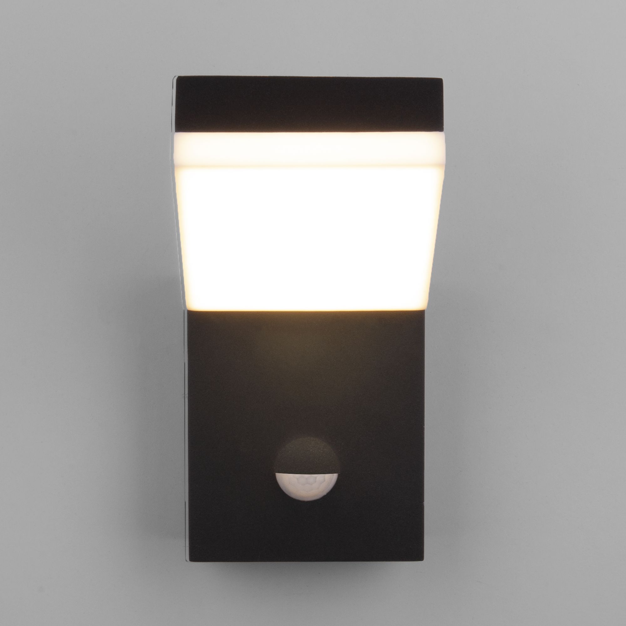 Светильник светодиодный уличный настенный Sensor IP54 (с датчиком движения) 1541 TECHNO LED черный E - Фото 2