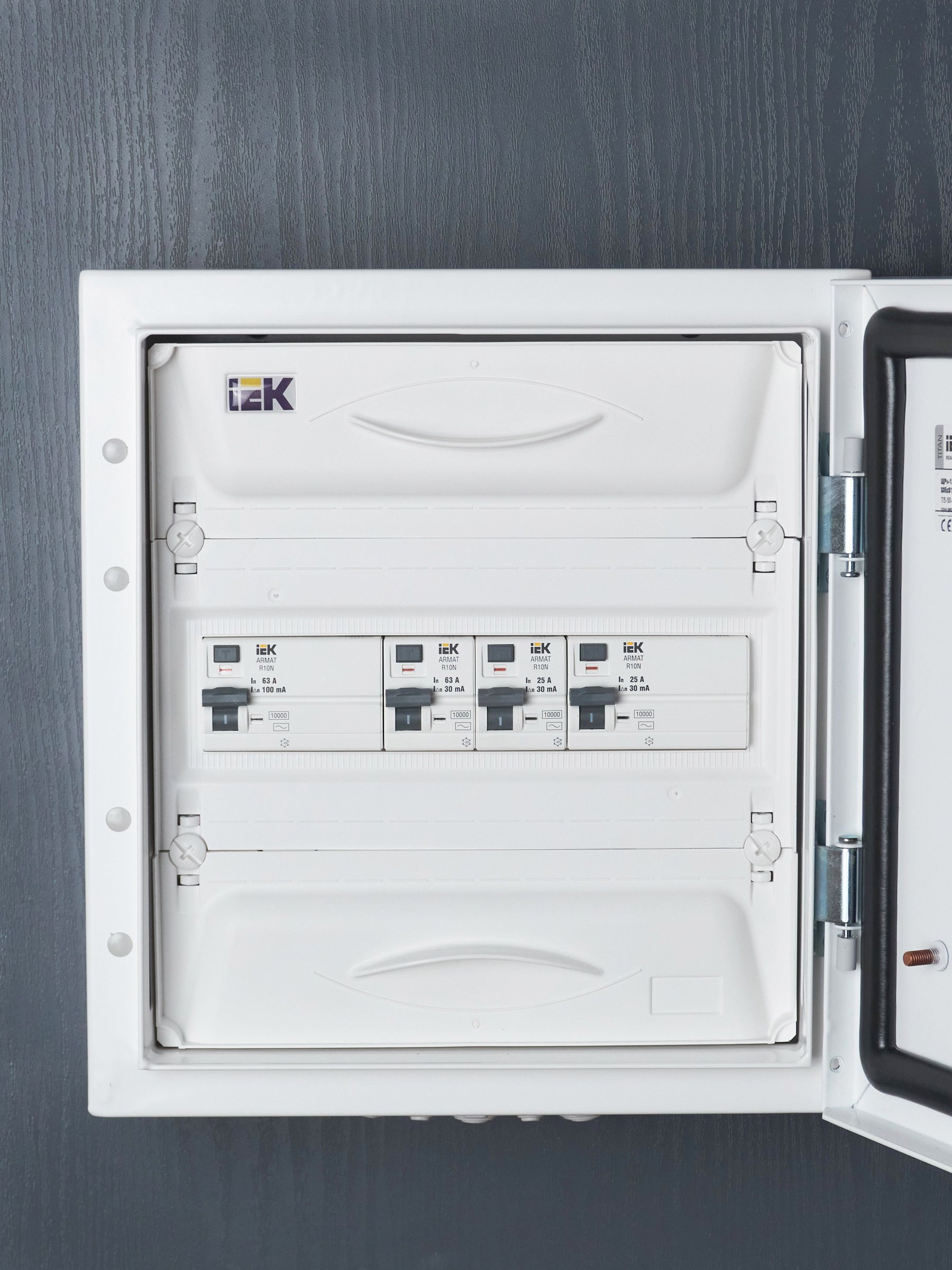 ARMAT Выключатель дифференциального тока R10N 4P 63А 100мА тип AC IEK - Фото 10