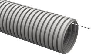 ELASTA Труба гофрированная ПВХ d=25мм с зондом (50м) IEK CTG20-25-K41-050I