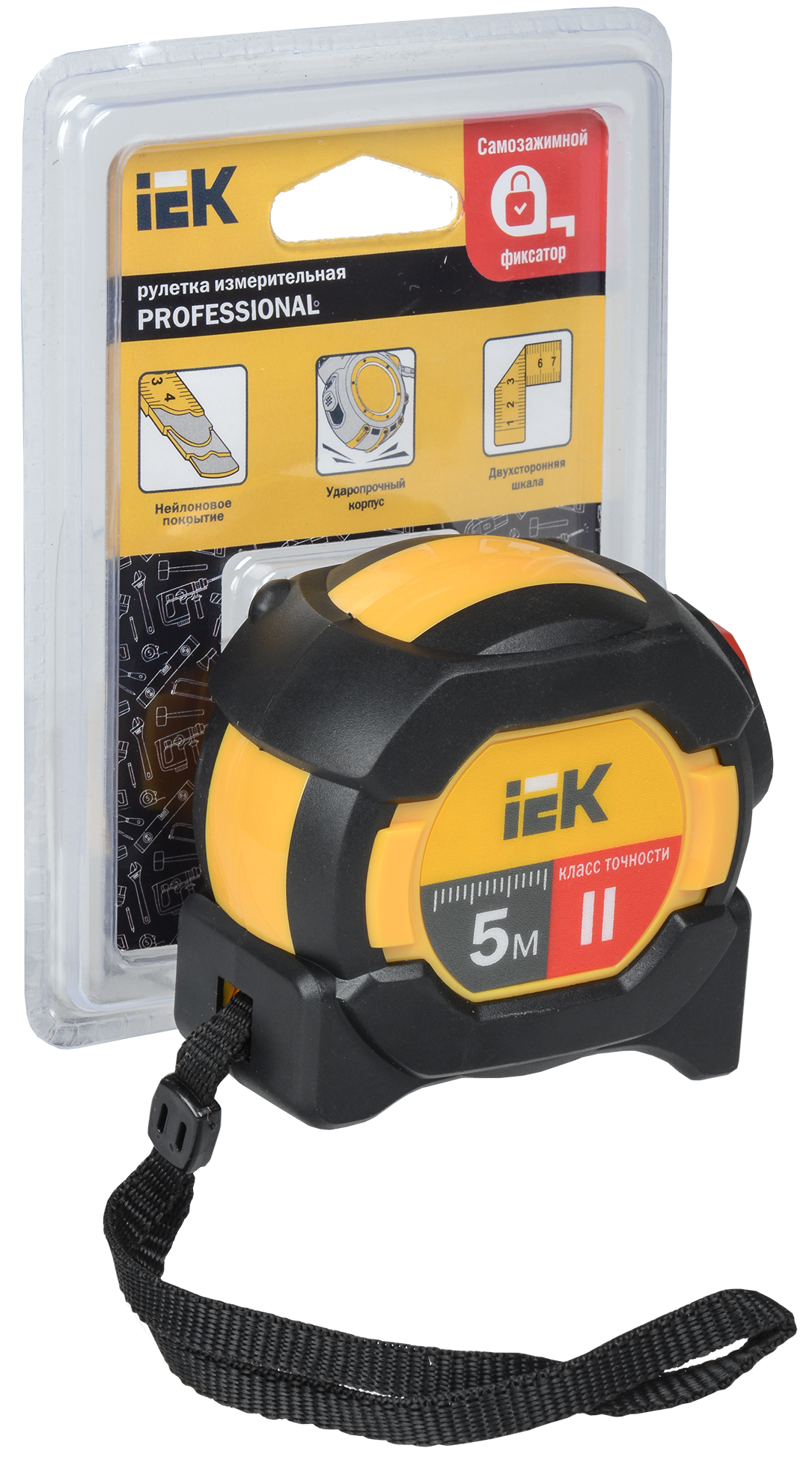 Рулетка измерительная PROFESSIONAL 5м IEK - Фото 2