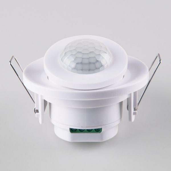 Датчик движения инфракрасный  8m 2,2-4m 800W IP20 360° SNS-M-12 белый Elektrostandard