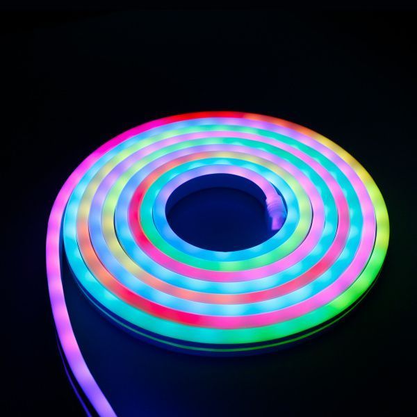 Набор гибкого неона Набор гибкого одностороннего неона 12V 7W 48Led 5050 IP65 RGB, 5м Elektrostandar