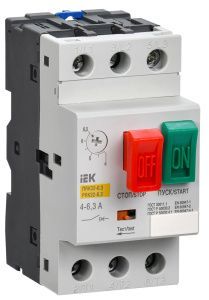 Пускатель ПРК32-6,3 In=6,3A Ir=4-6,3A Ue 660В IEK DMS11-D63