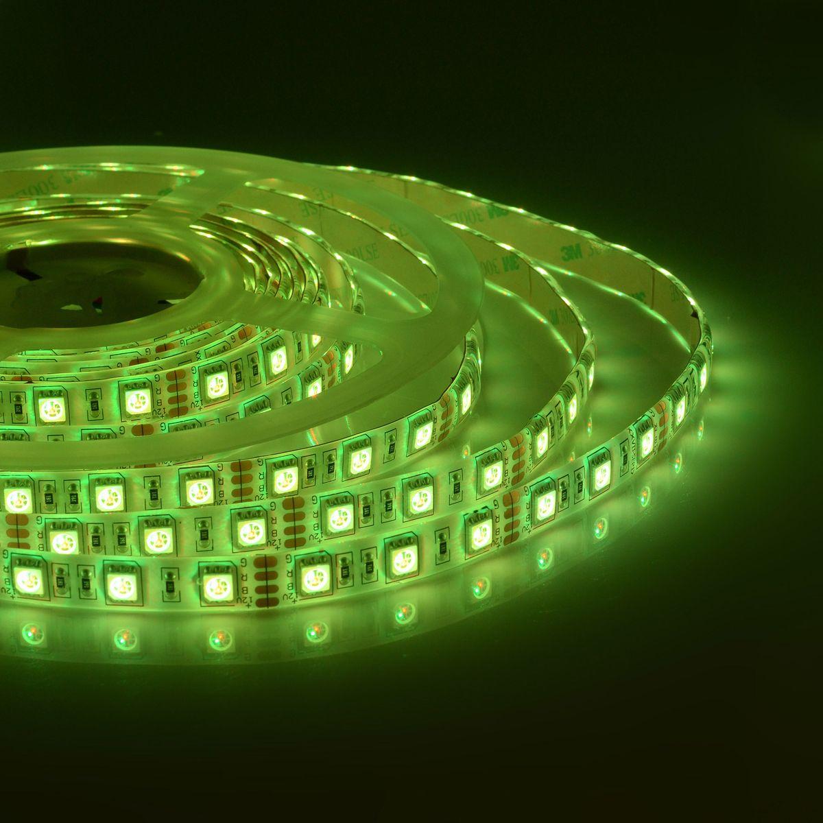 Лента светодиодная СТ smd5050 60д/м 12В IP65 5м RGB Apeyron - Фото 27