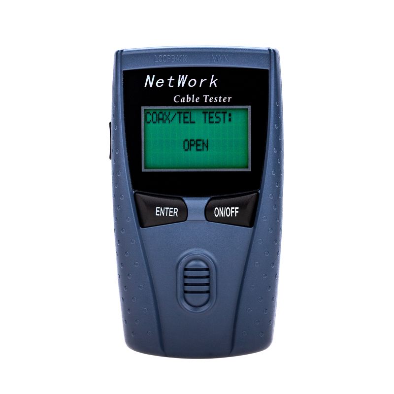 Тестер кабеля многофункциональный RJ-45 828 REXANT 12-1009
