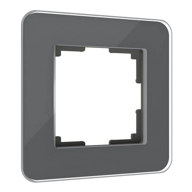 Рамка на 1 пост Elite (графит, стекло) Werkel