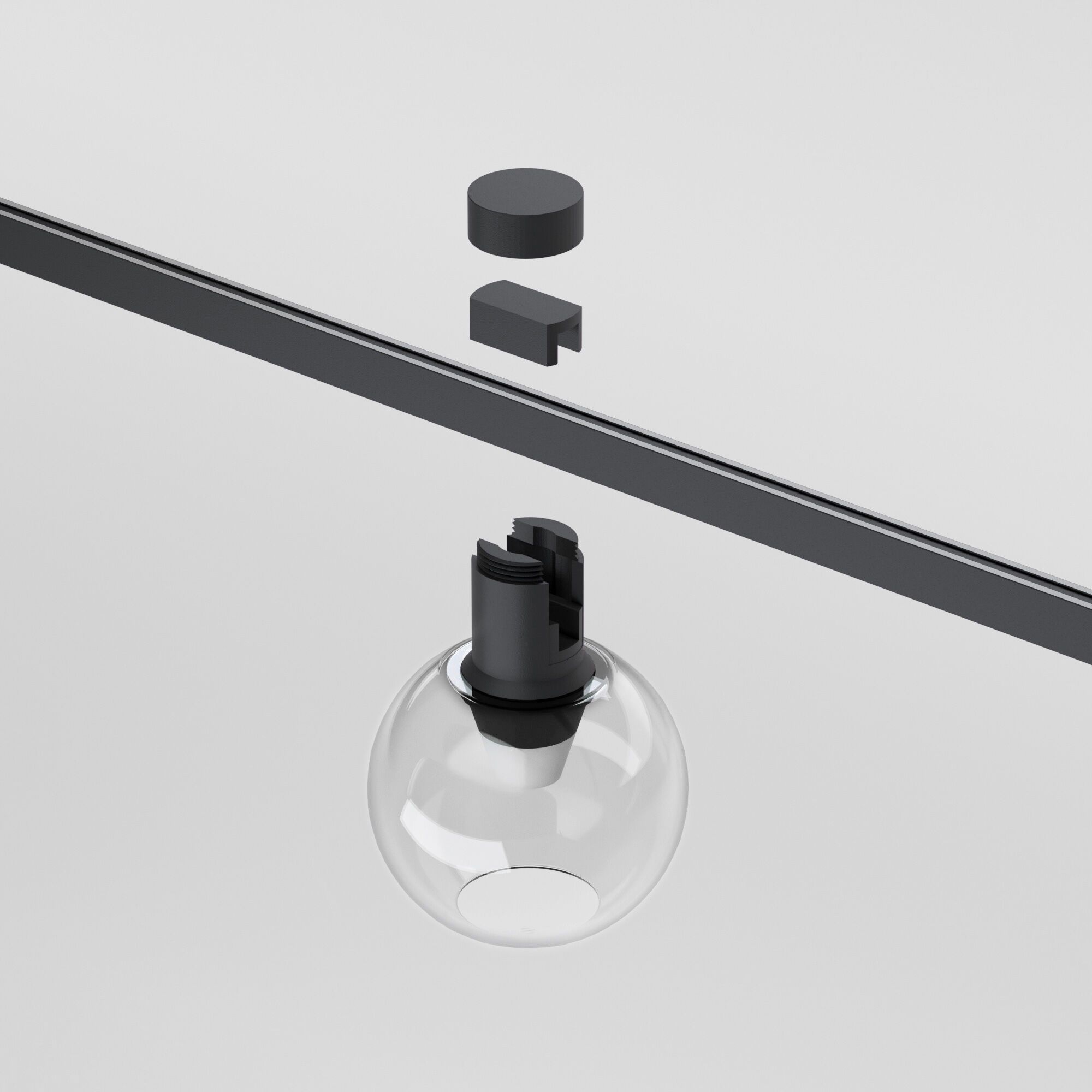 Esthetic Magnetic Трековый светильник 3W 3000K (чёрный) 85119/01 - Фото 3