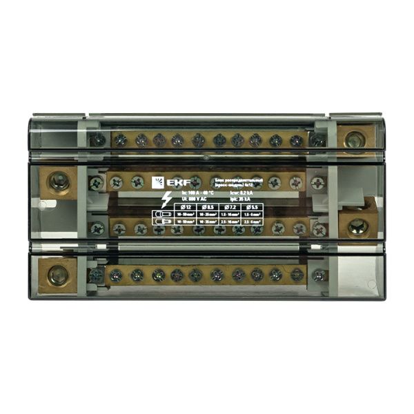 Блок распределительный (кросс-модуль) 160A (4x12) EKF - Фото 2
