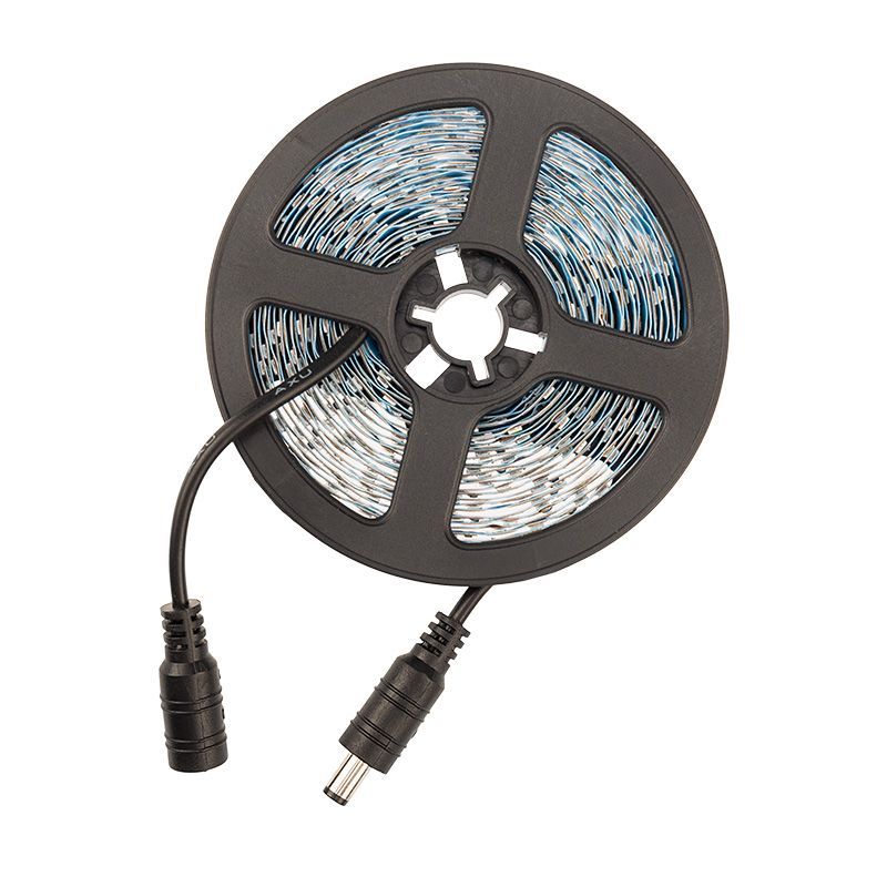 Лента светодиодная 12В, SMD2835, 60 LED/м, 6000К, 6мм, 5м, S-образная плата, напыление силикона, IP6 - Фото 3