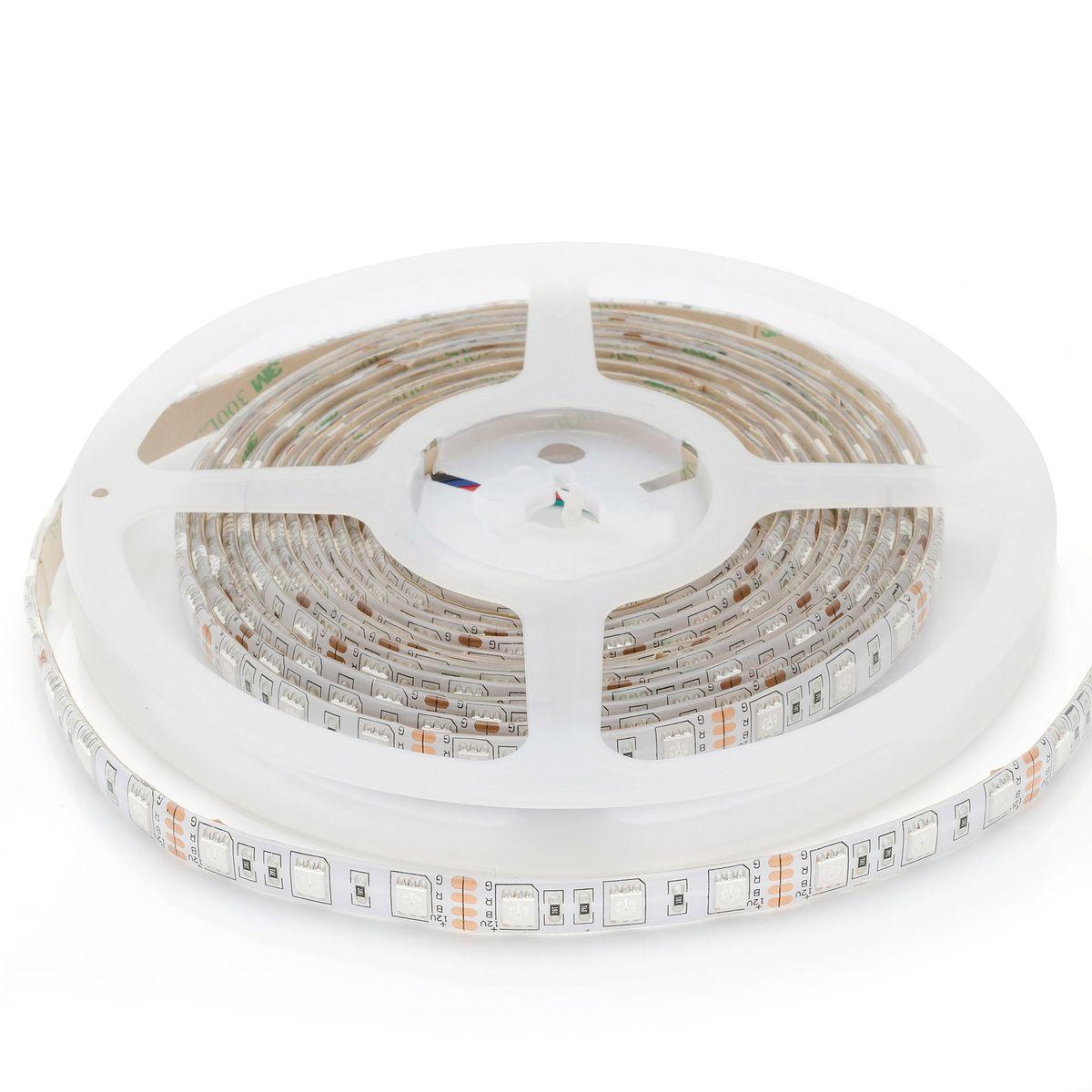 Лента светодиодная СТ smd5050 60д/м 12В IP65 5м RGB Apeyron - Фото 17