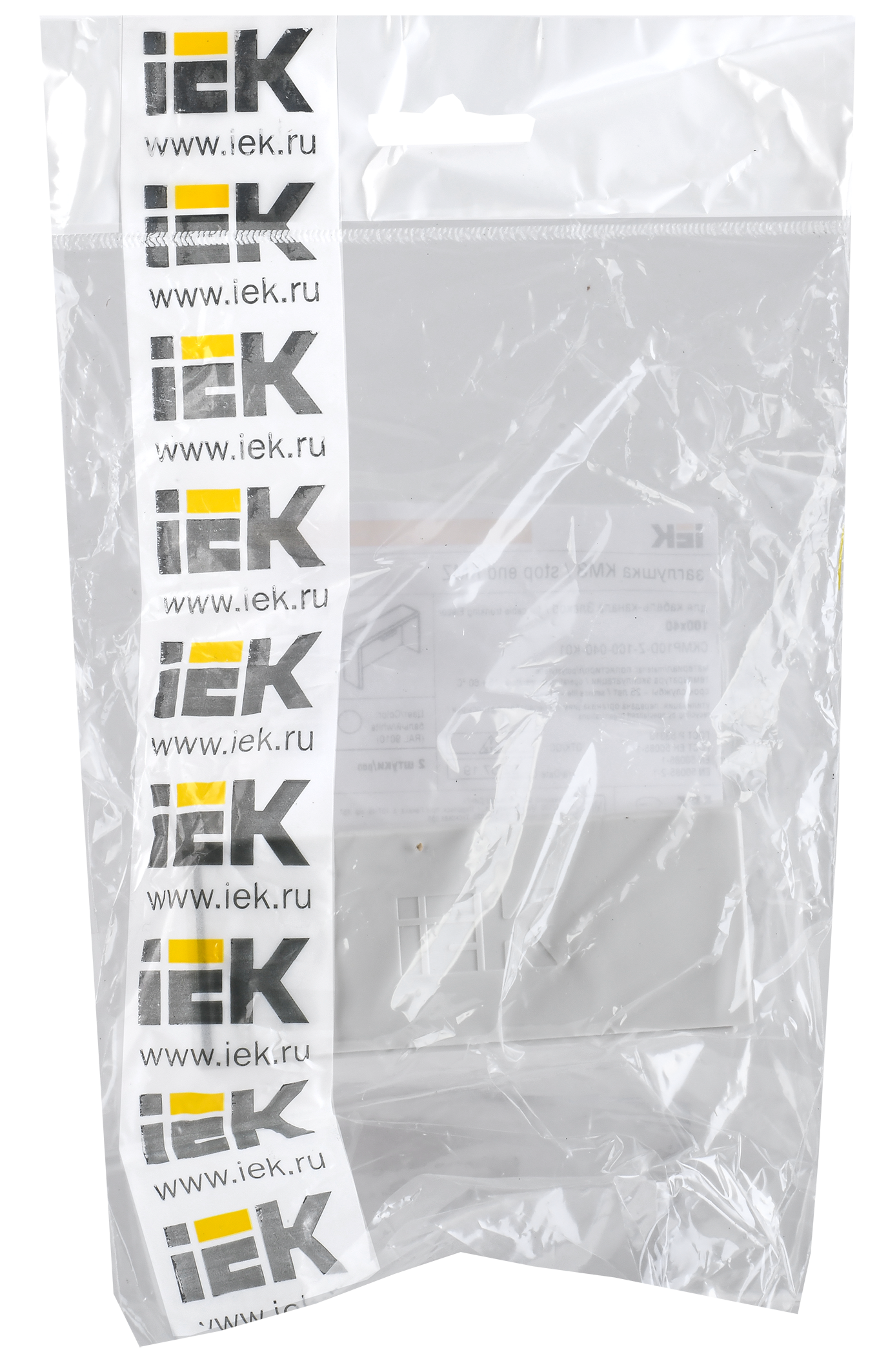 ELECOR Заглушка КМЗ 100х40 белый (2шт/компл) IEK - Фото 2