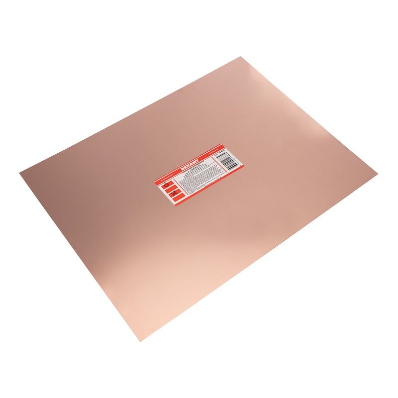 Стеклотекстолит 2-сторонний 350x450x1.5 мм 35/35 (35 мкм) REXANT - Фото 3