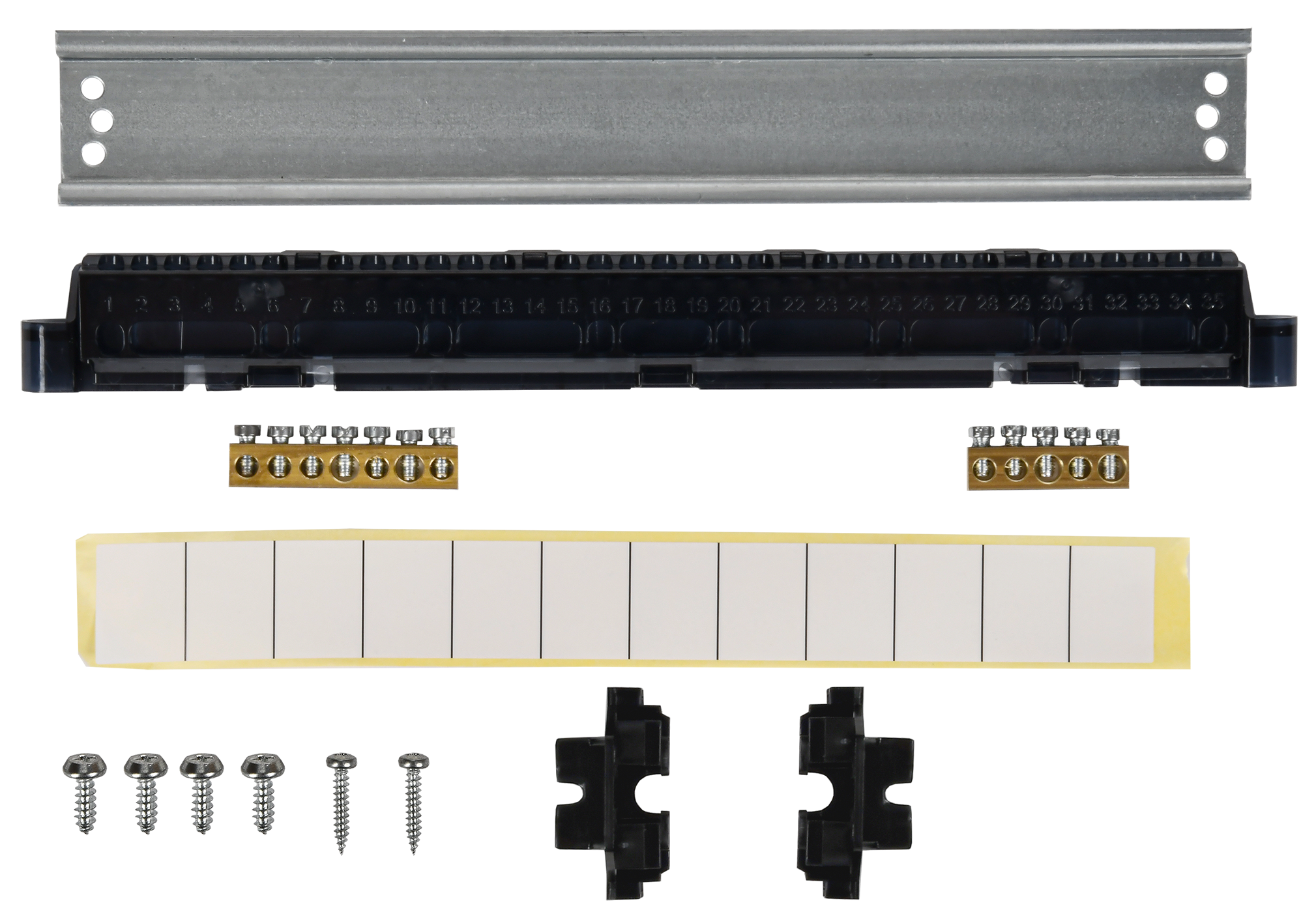 TEKFOR Корпус пластиковый ЩРН-П-12 IP41 черная прозрачная дверь IEK - Фото 6