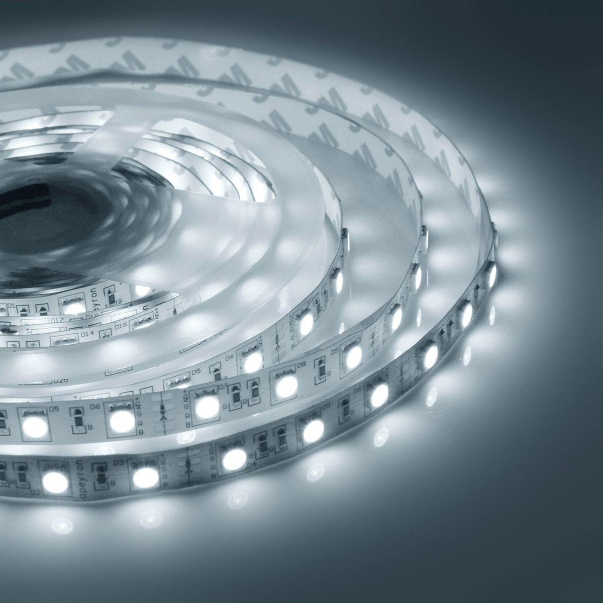 Лента светодиодная СТ smd5050 60д/м 12В IP67 5м RGB Apeyron - Фото 14