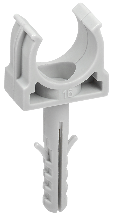 ELASTA Держатель с защелкой и дюбелем CT16 (без винта) IEK