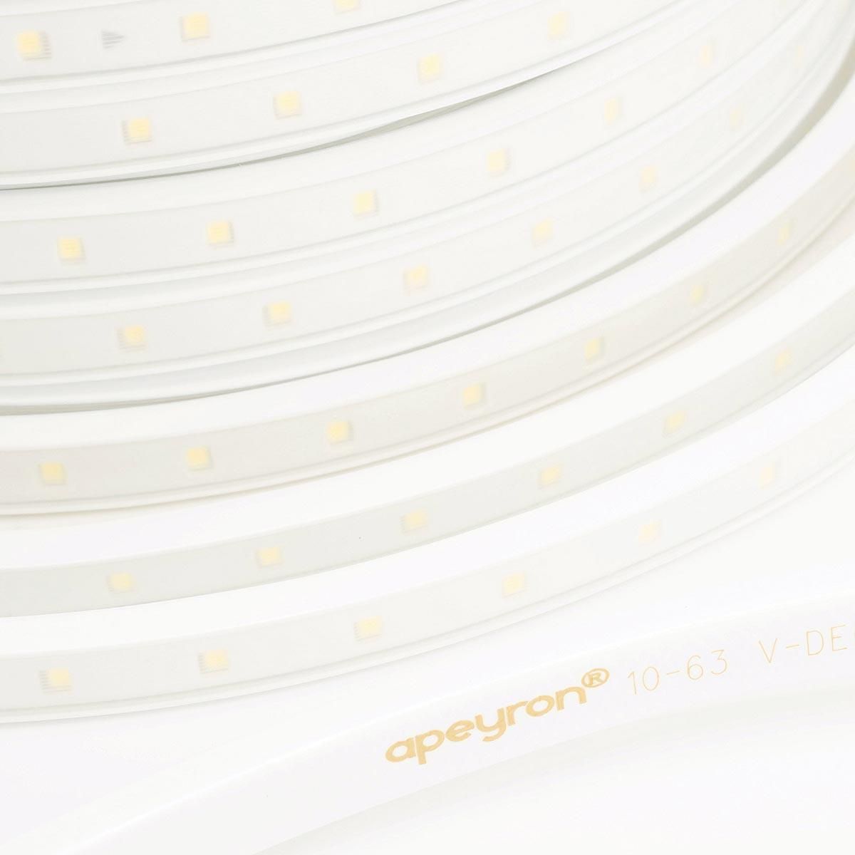 Лента светодиодная СТ smd2835 60д/м 220В 6500К IP65 50м Apeyron - Фото 4