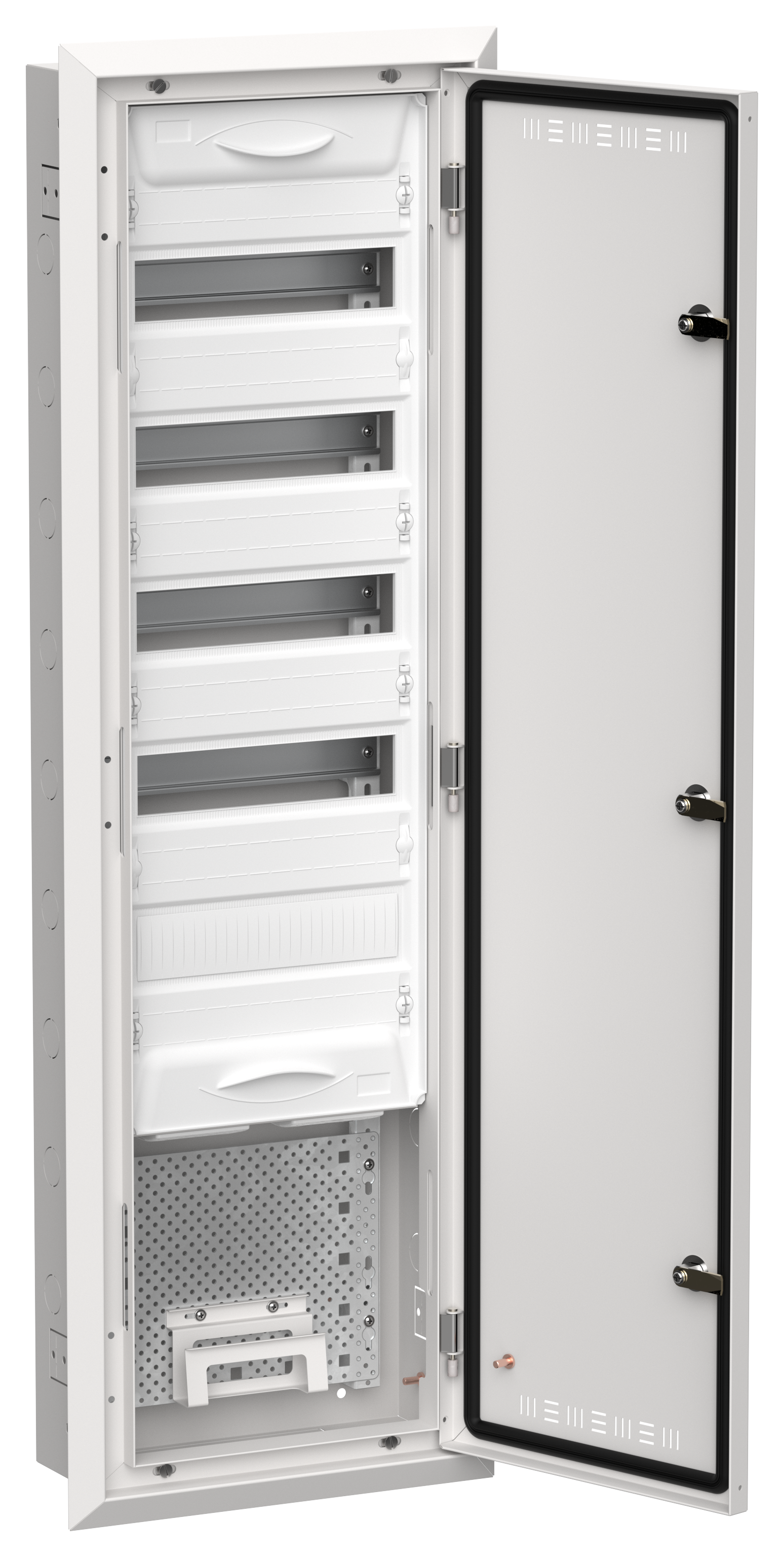 TITAN 5 Корпус комбинированный ЩРв-60 (1х84) 1130х365х130мм IP30 белый IEK для установки электрооборудования