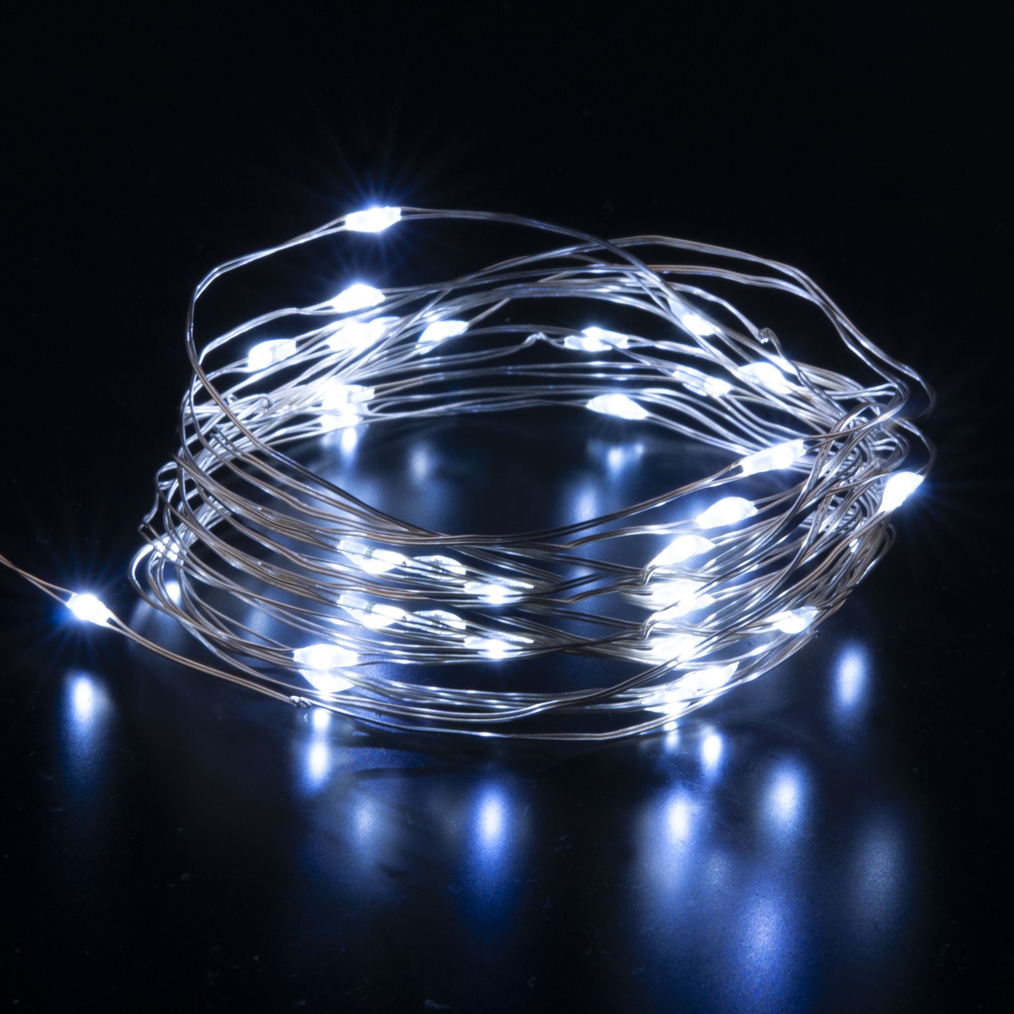 Гирлянда нить "Роса" белый 5м IP20 400-007 Elektrostandard Eurosvet - Фото 3