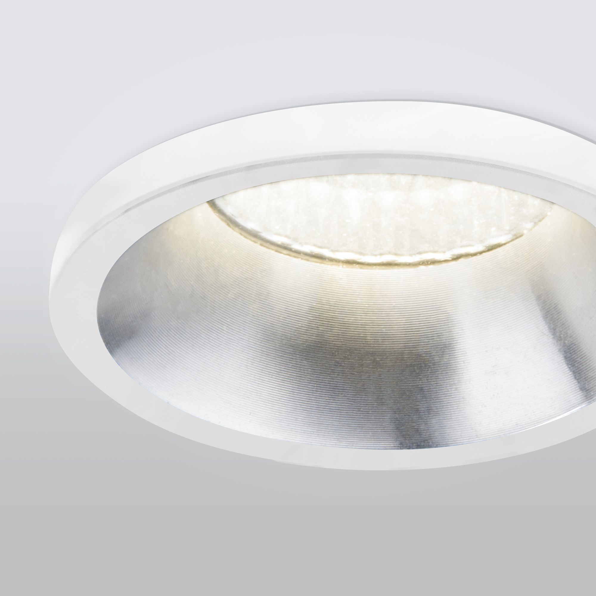 Светильник светодиодный встраиваемый точечный 15269/LED 3W 4200K белый/сатин никель Elektrostandard - Фото 3