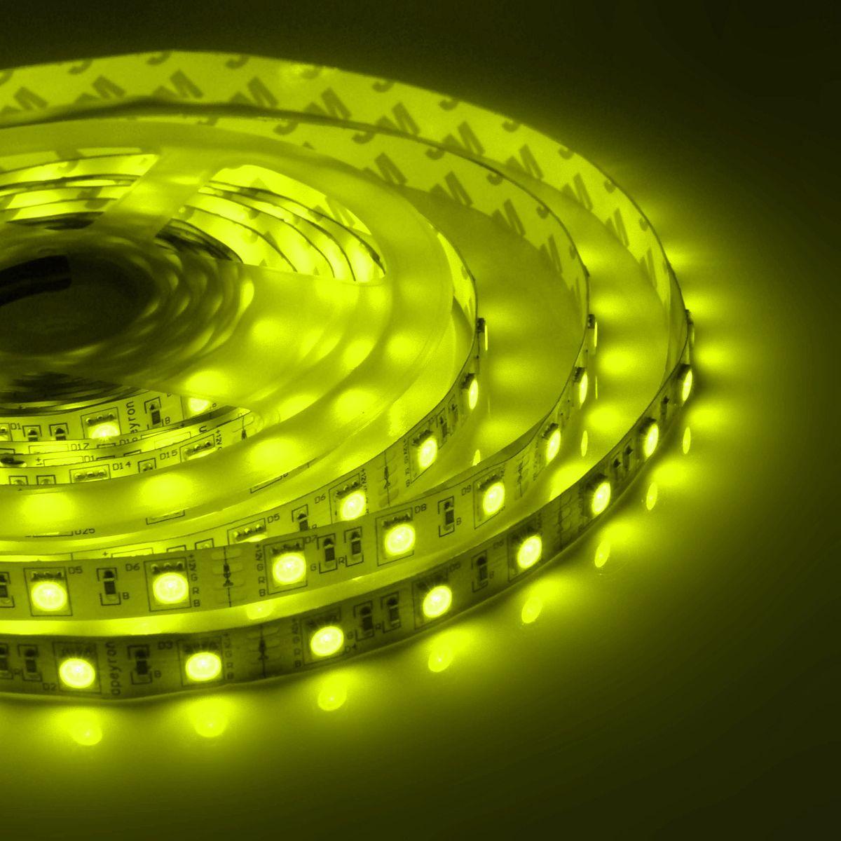 Лента светодиодная СТ smd5050 60д/м 12В IP67 5м RGB Apeyron - Фото 23