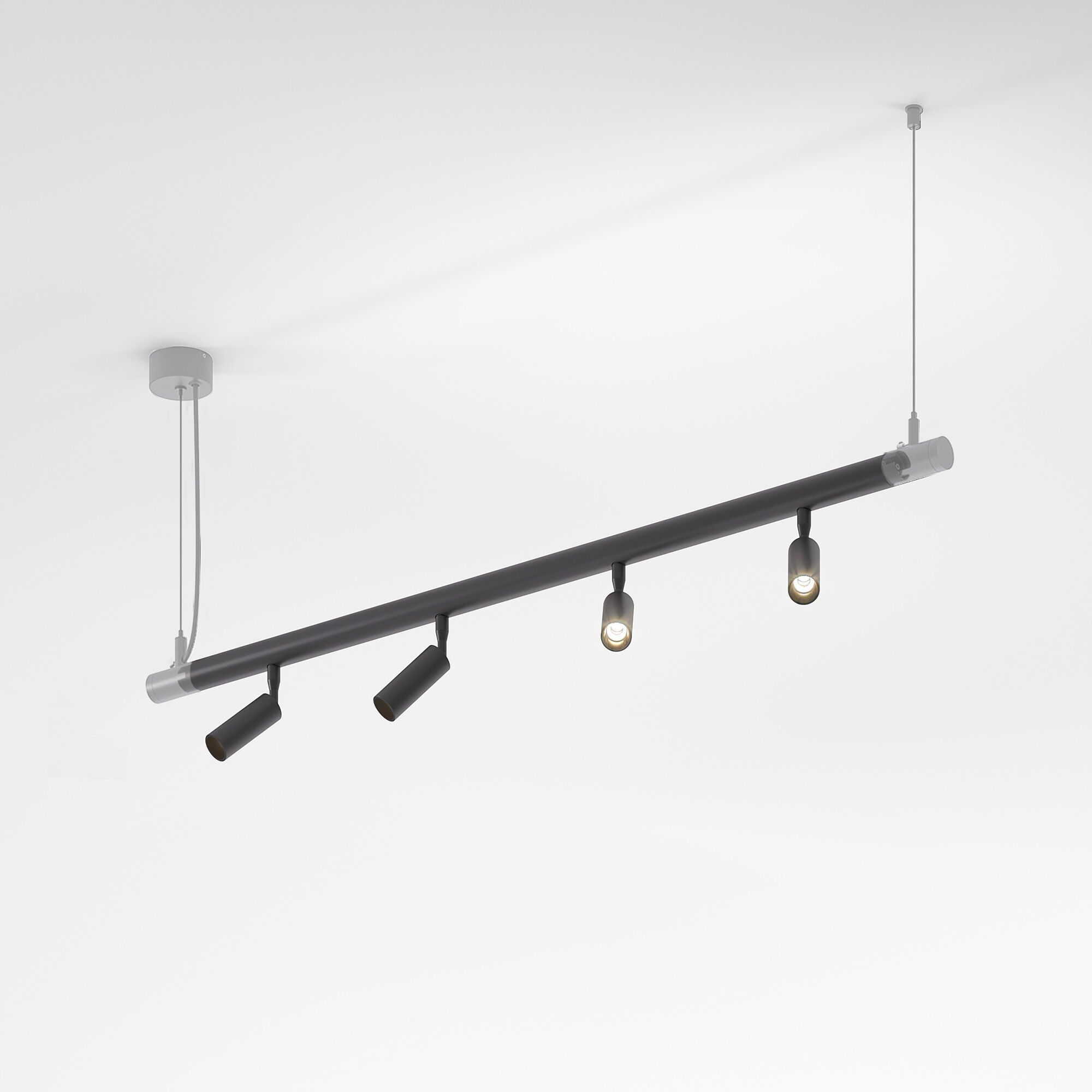 Module System Трековый светильник 18W 3000K (черный) 85177/01 