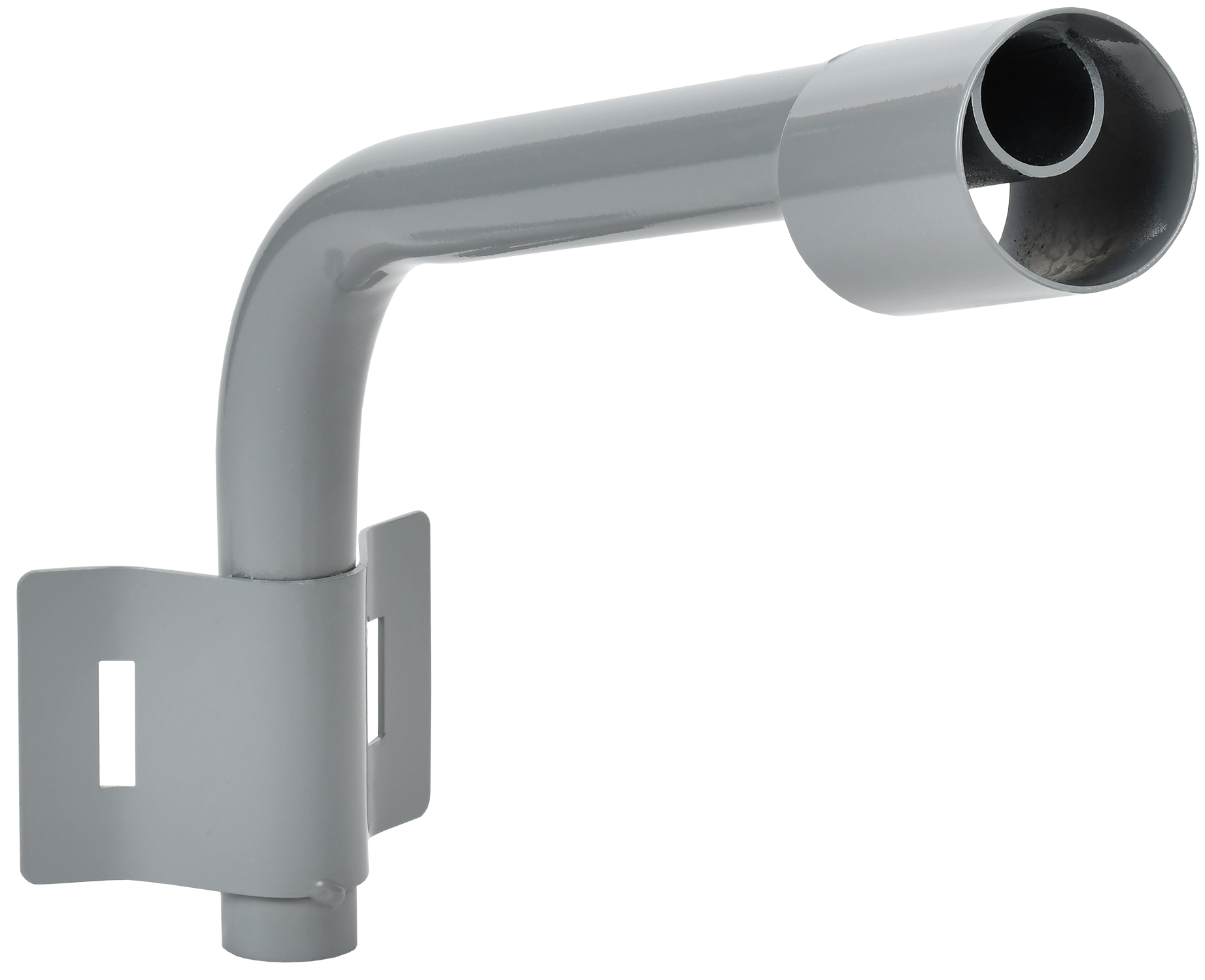 LIGHTING Кронштейн КР-1 D=60мм L=350мм под монтажную ленту 1 хомут серый IEK