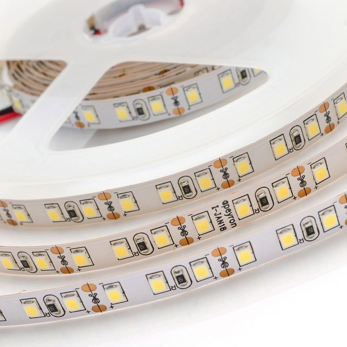 Лента светодиодная СТ smd3528 120д/м 12В 3000К IP20 5м Apeyron - Фото 7