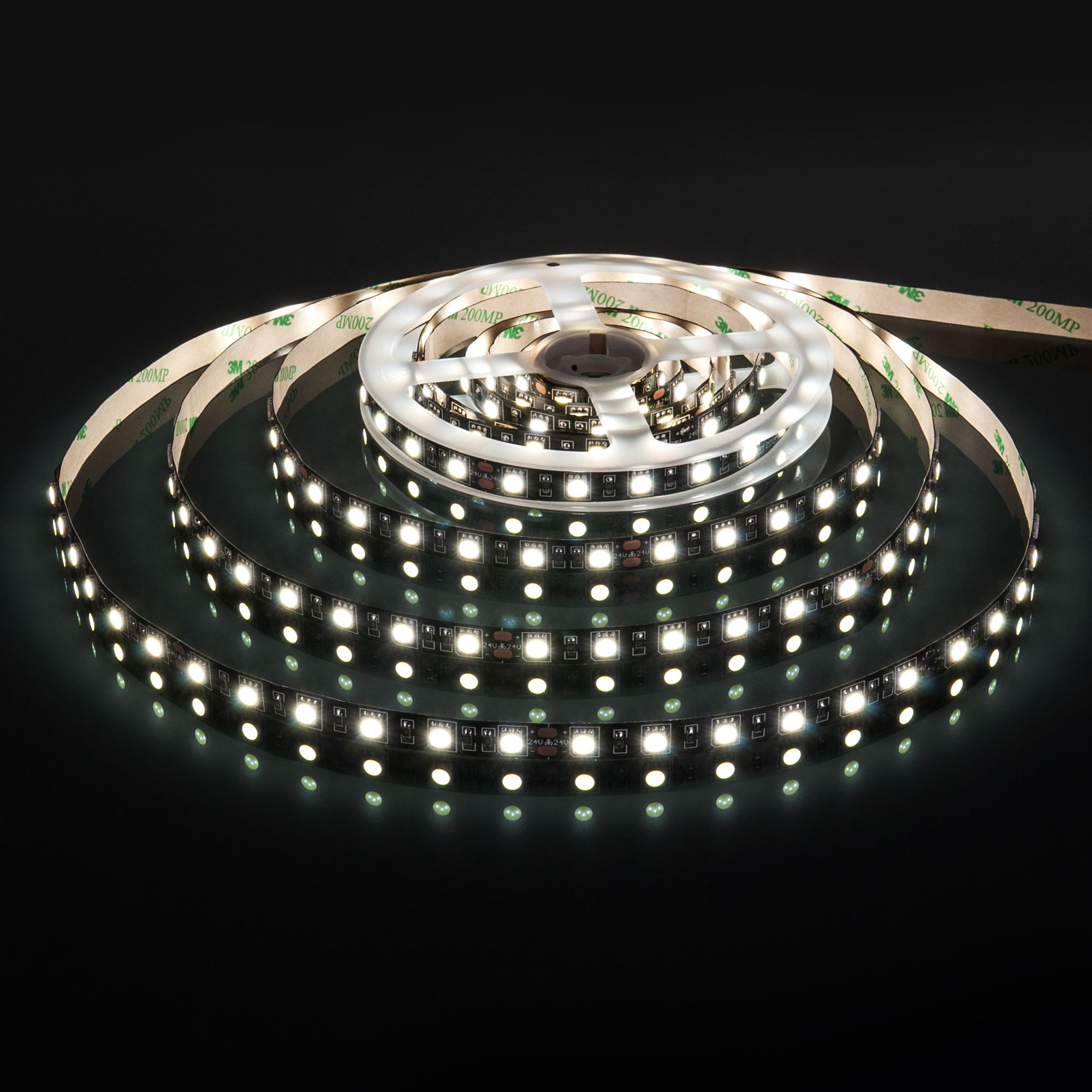 Лента светодиодная 24V 14,4W 60Led 5050 IP20 холодный белый, Black, 5м Elektrostandard - Фото 2