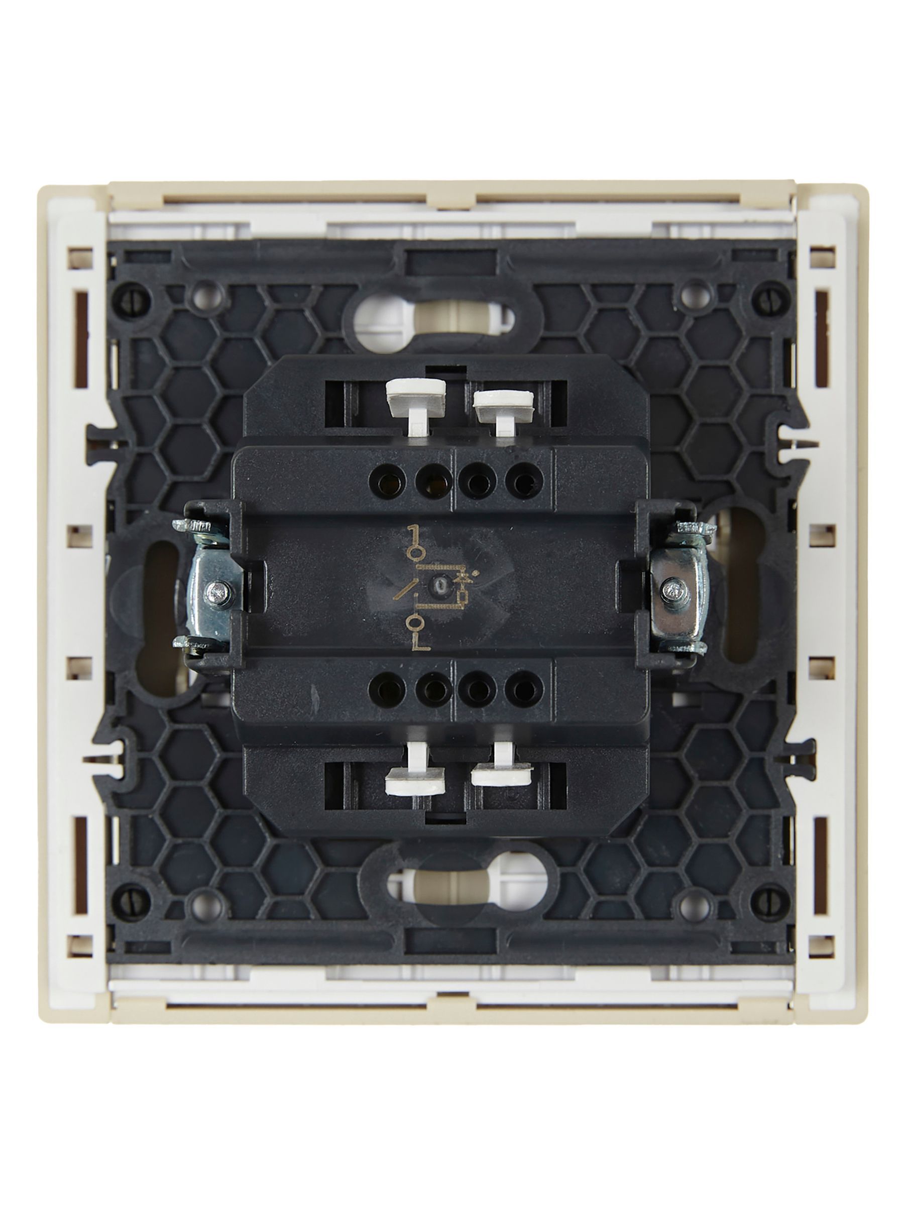 FORTE&PIANO Выключатель 1-клавишный с индикацией 10А FP402 ваниль IEK - Фото 3