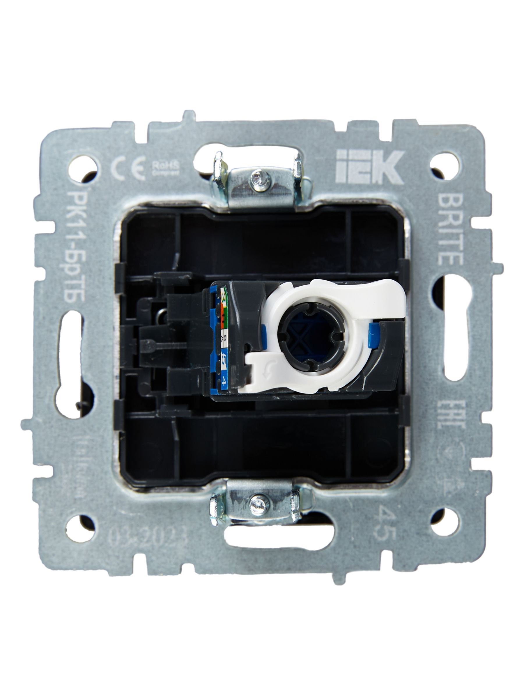 BRITE Розетка компьютерная RJ45 кат.6 РК11-БрТБ темная бронза IEK - Фото 4