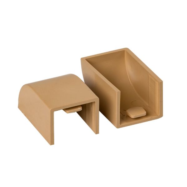 Заглушка (25х16) (4 шт) свет. дерево EKF-Plast