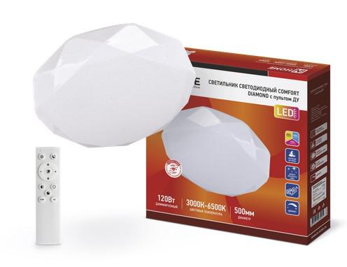 Светильник светодиодный COMFORT DIAMOND 120Вт 230В 3000-6500К 9600лм 500х80мм с пультом ДУ IN HOME 4
