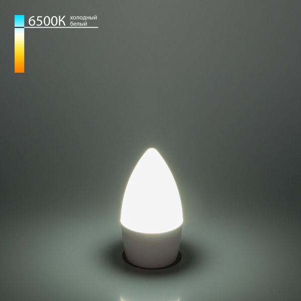 Лампа светодиодная "Свеча" СD LED 6W 6500K E27 BLE2738 Elektrostandard