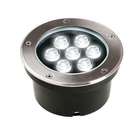Светильник PGR  R130   7w 4000K 30° Сhrome (грунтовый встраиваемый) IP67 - Фото 2