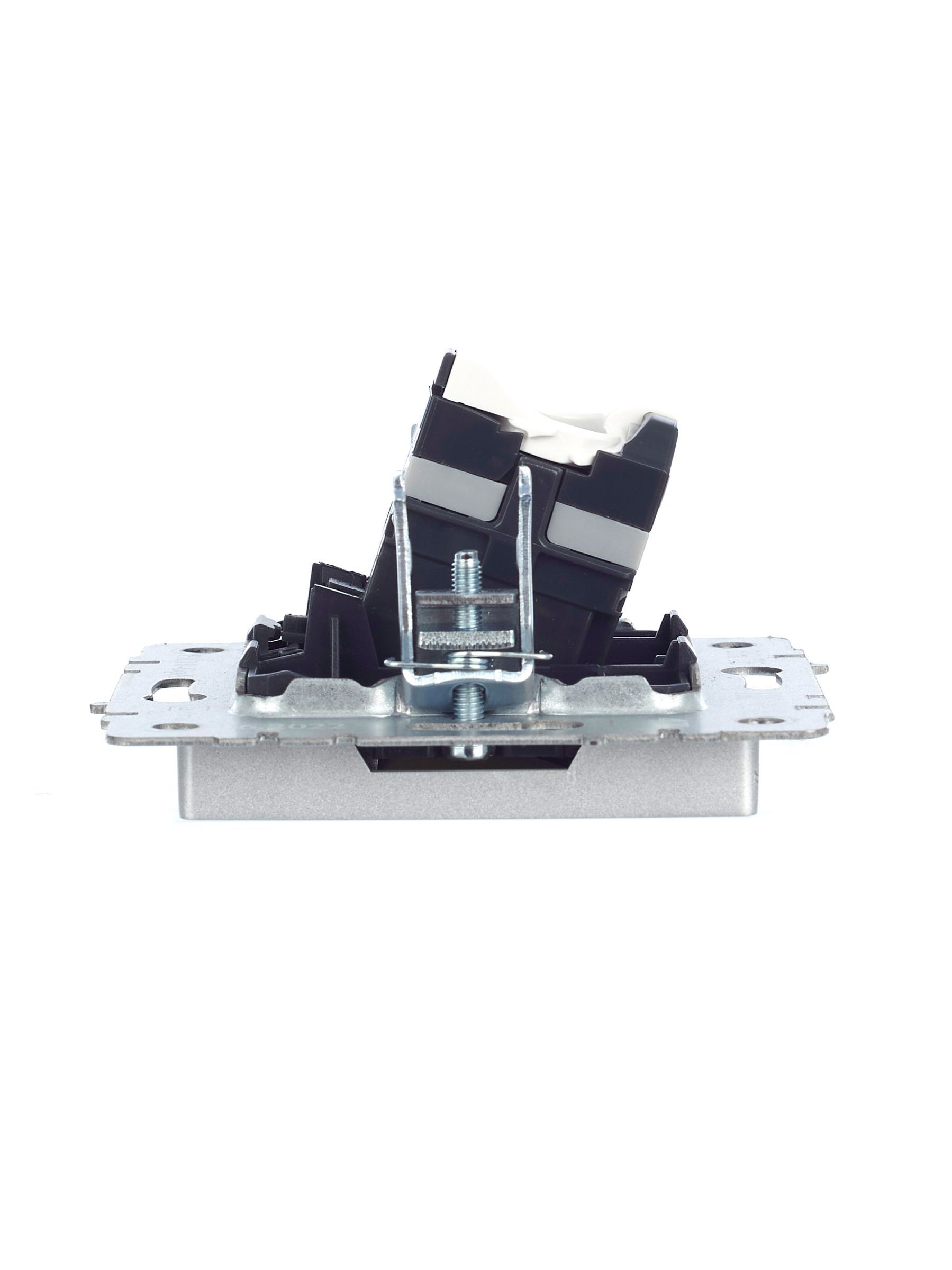 BRITE Розетка компьютерная RJ45 кат.5E РК10-БрА алюминий IEK - Фото 5