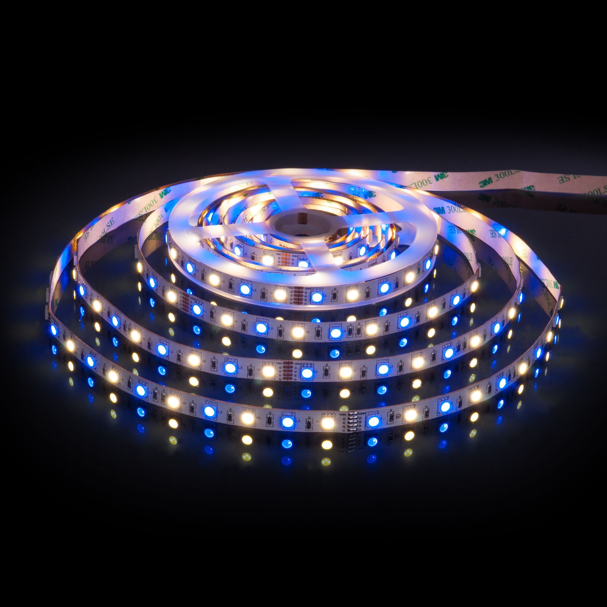 Лента светодиодная 24V 14,4W 60Led 5050+5050 IP20 MIX RGB/дневной белый, 5м Elektrostandard - Фото 4