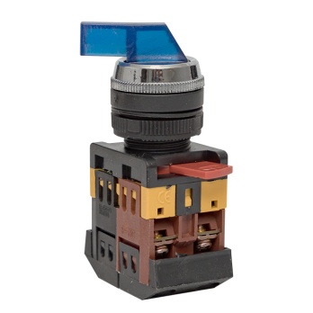 Переключатель ANLC-22 3P синий с подсветкой 380В NO+NC EKF