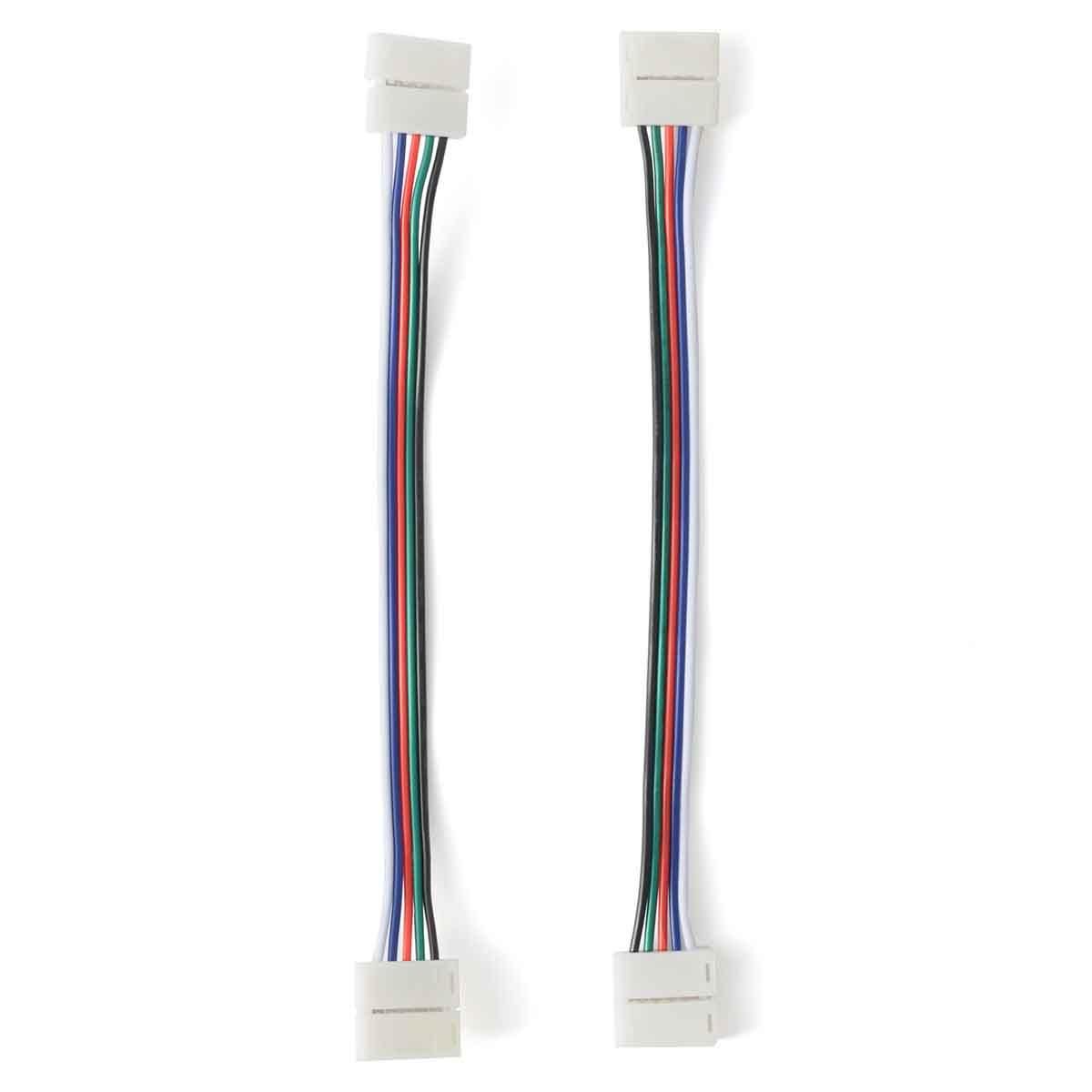 Комплект коннекторов для RGBW светодиодной ленты 12,c AWG22+GRBW кабелем - Фото 6