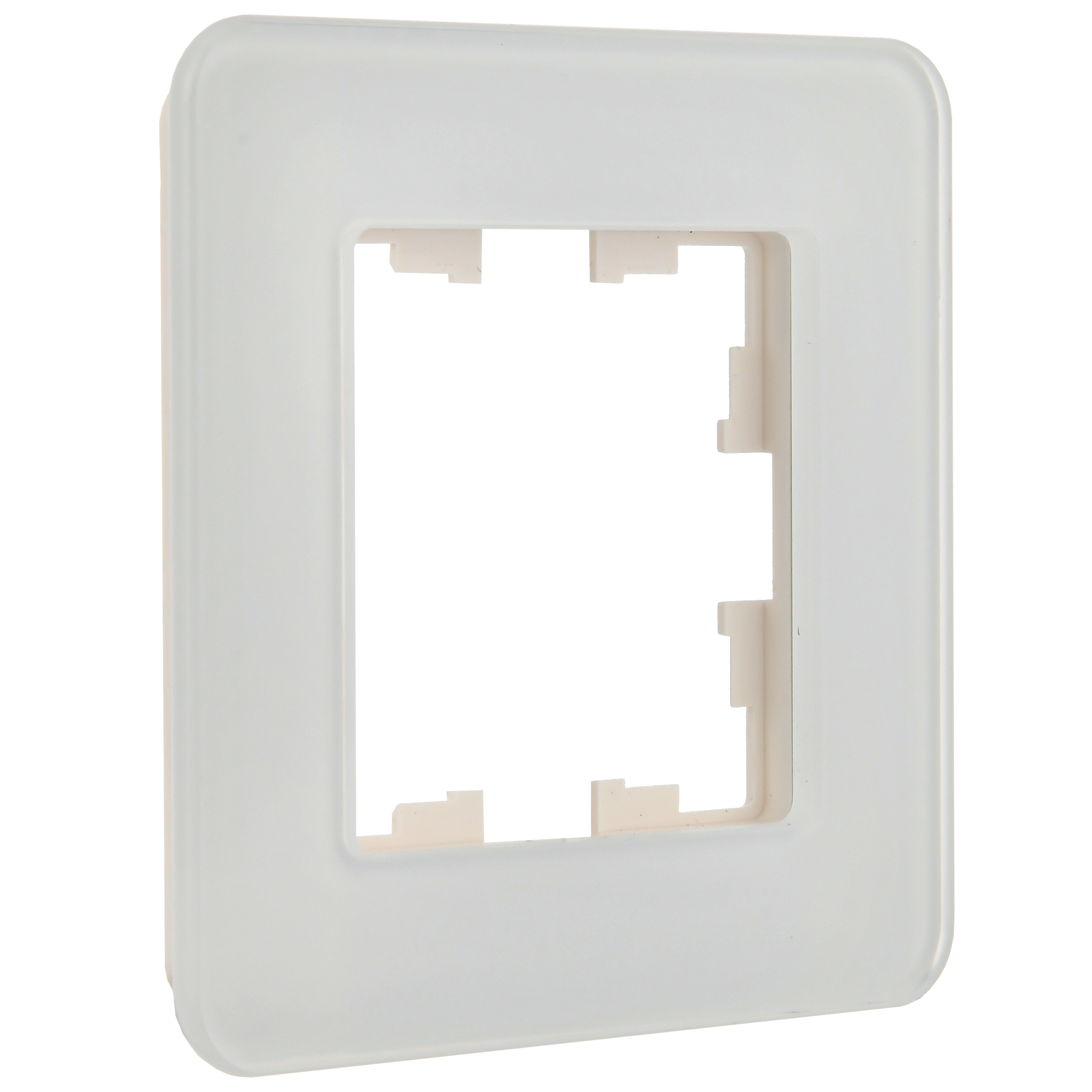 BRITE Рамка 1-местная РУ-1-2-Бр стекло белый RE IEK - Фото 5