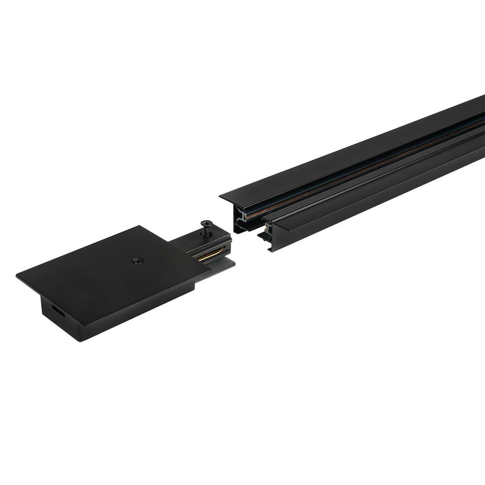 Шинопровод для трековых систем PTR/R 2M-BL чёрный 2м (встраиваемый) Jazzway - Фото 8