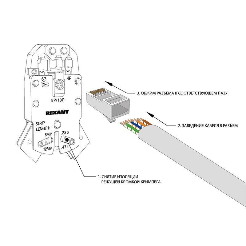 Разъем FTP RJ-45(8P8C), CAT 5e REXANT - Фото 5